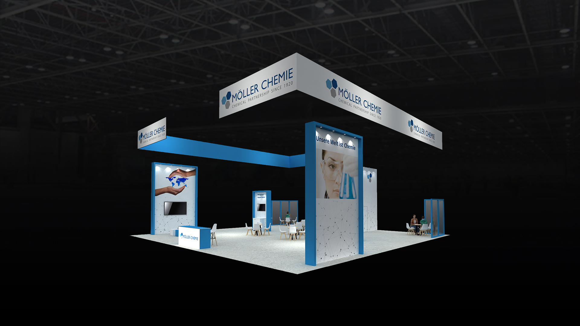 50×50 Trade Show Booth Rental